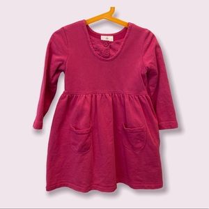 Hanna Andersson 4t 100 cm dress pink pockets